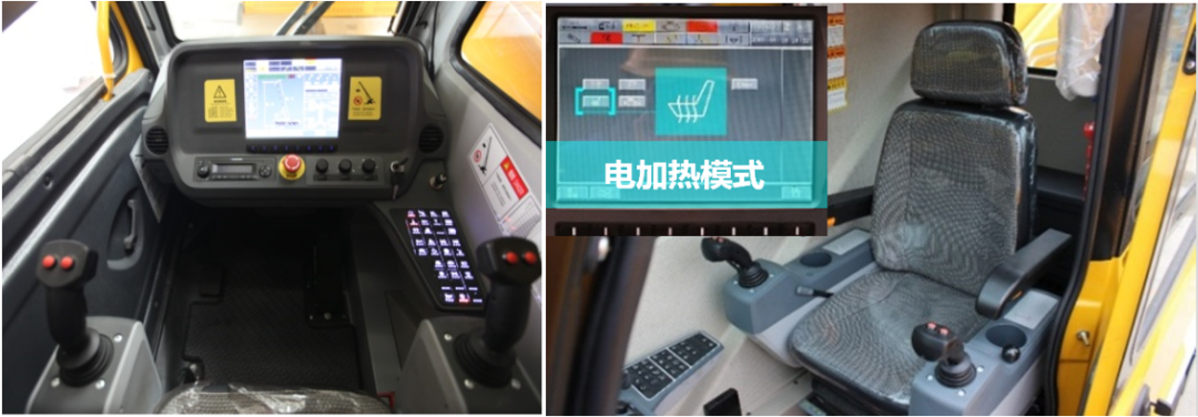 駕駛室設計上充滿了現代感與人性化